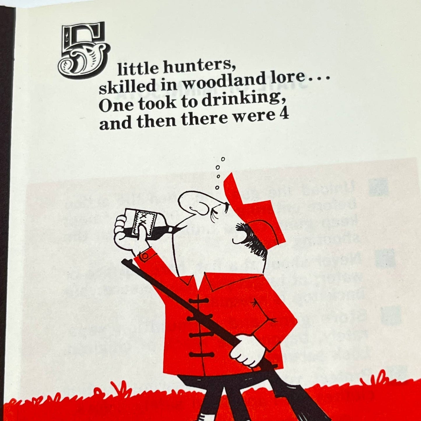 1950s Ten Little Hunters Booklet Minnesota Firearms Safety Promo Humor SC9