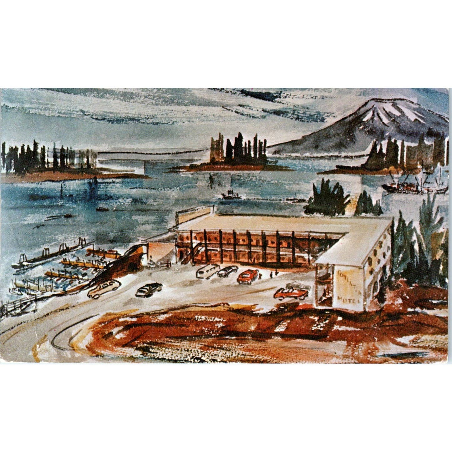 Potlatch House Sitka-By-The-Sea 1969 Alaska Original Postcard TK1-30