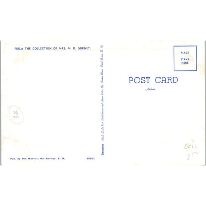 Group of Dolls and Horse From M.D. Gurney Collection Original Postcard PB10