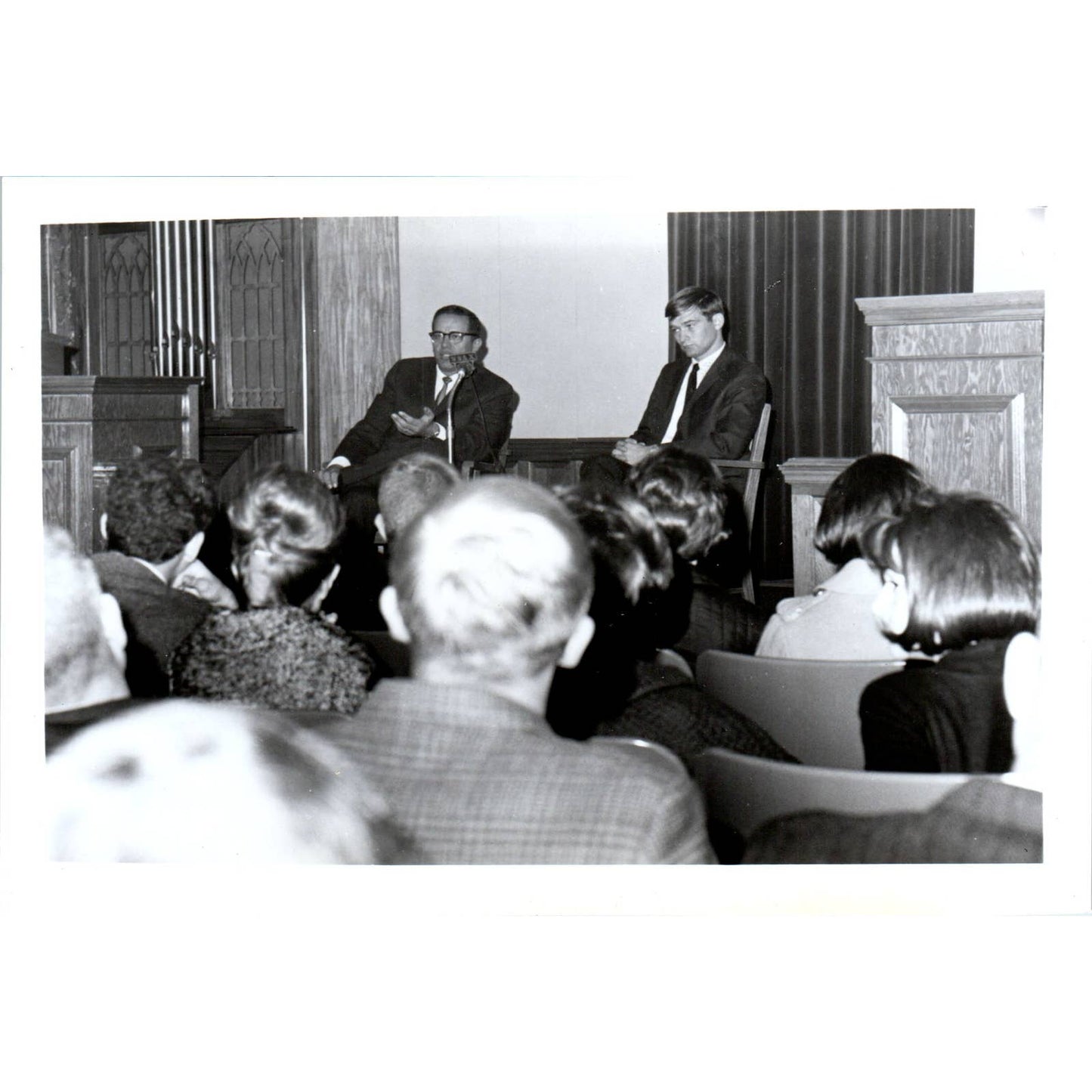 Dr. Bernard B. Fall in Student Q&A Session 1966 Original Photo 5x7 TK1-P4