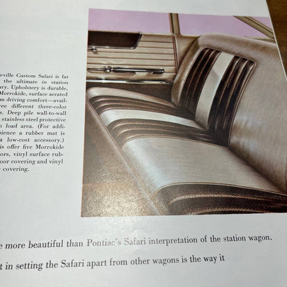 1960 Pontiac Full Color Deluxe Sales Brochure Bonneville Catalina Star Chief B4