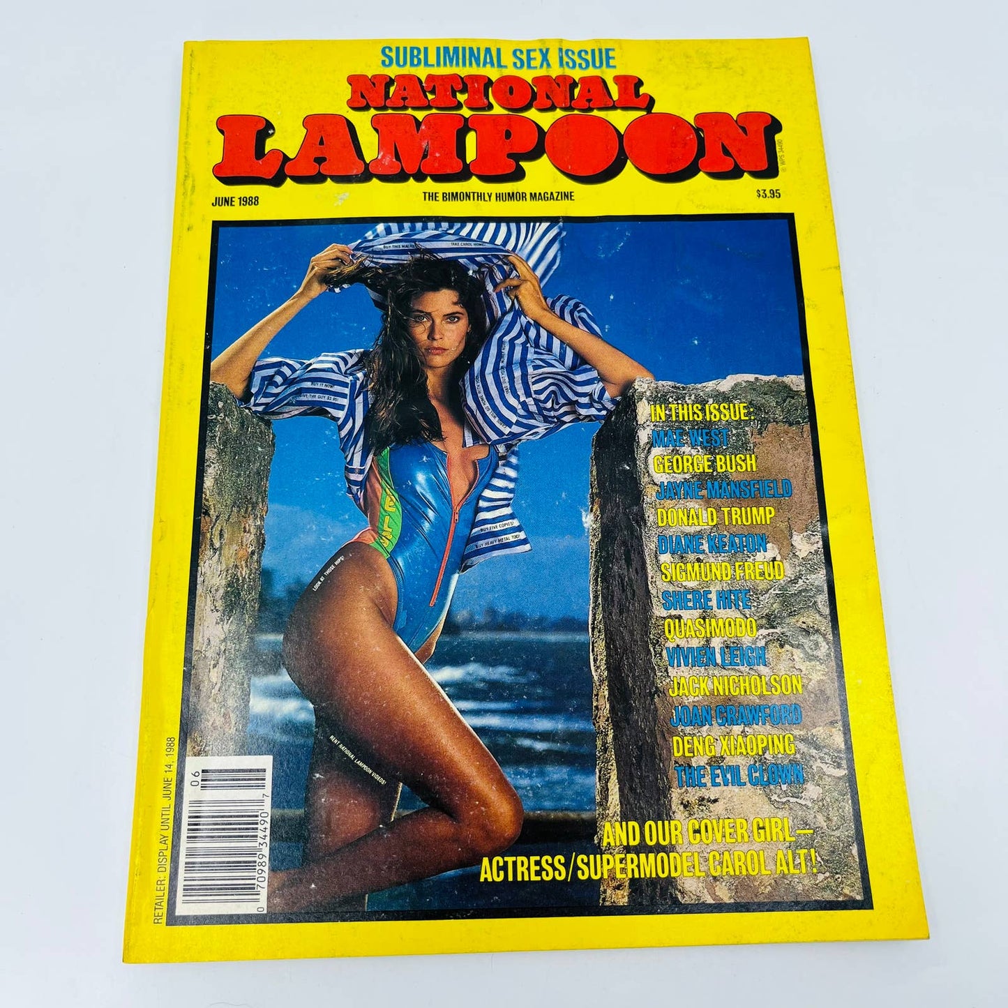 Vintage National Lampoon Magazine June 1988 Donald Trump Article BA2