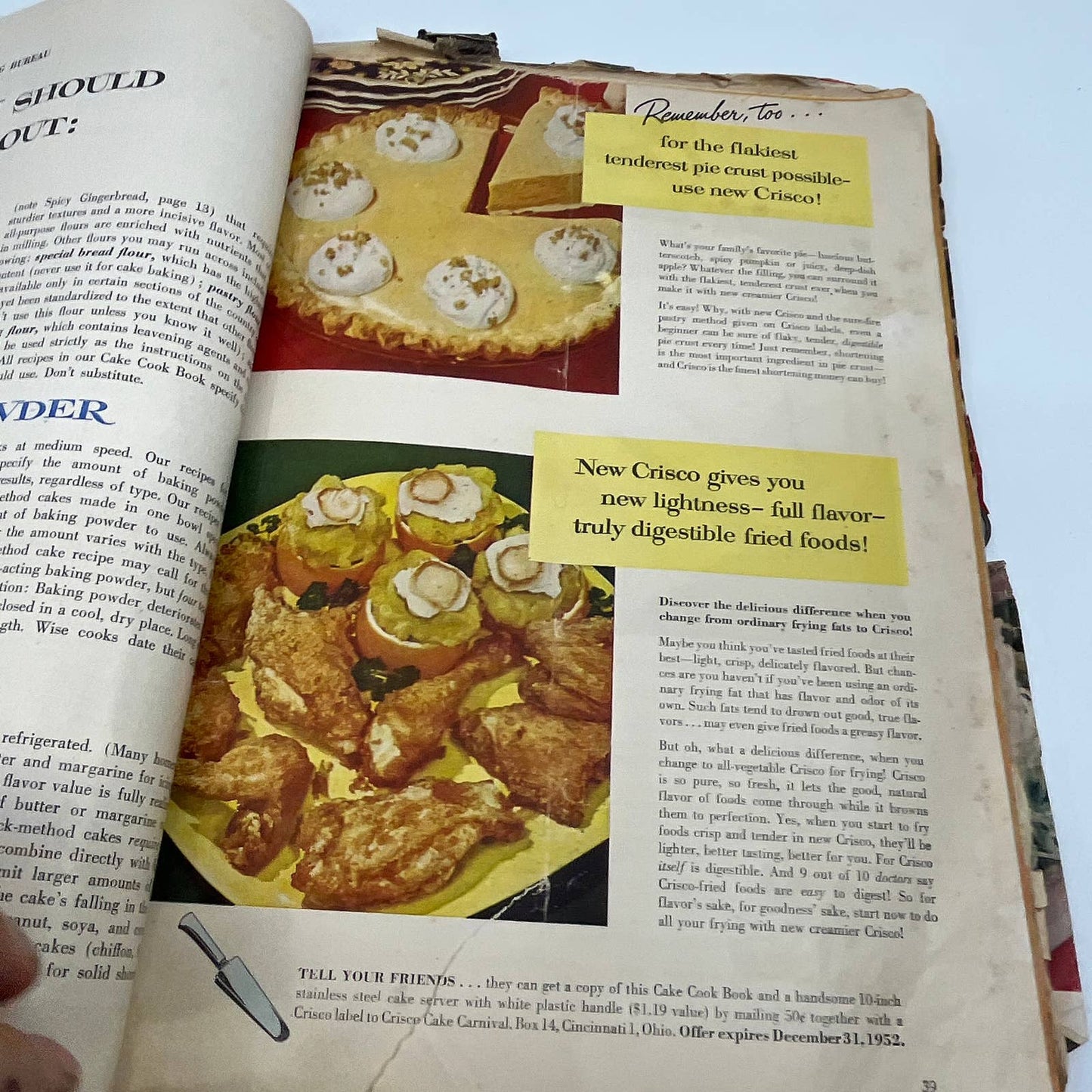 1950s-60s Huge Scrapbook Collection of Clipped, Typed & Handwritten Recipes TG6