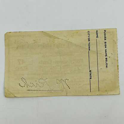 Vintage Chicago Mail Order Co. Illinois National Bank & Trust Bank Check AA2