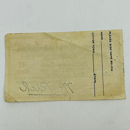 Vintage Chicago Mail Order Co. Illinois National Bank & Trust Bank Check AH9-M7