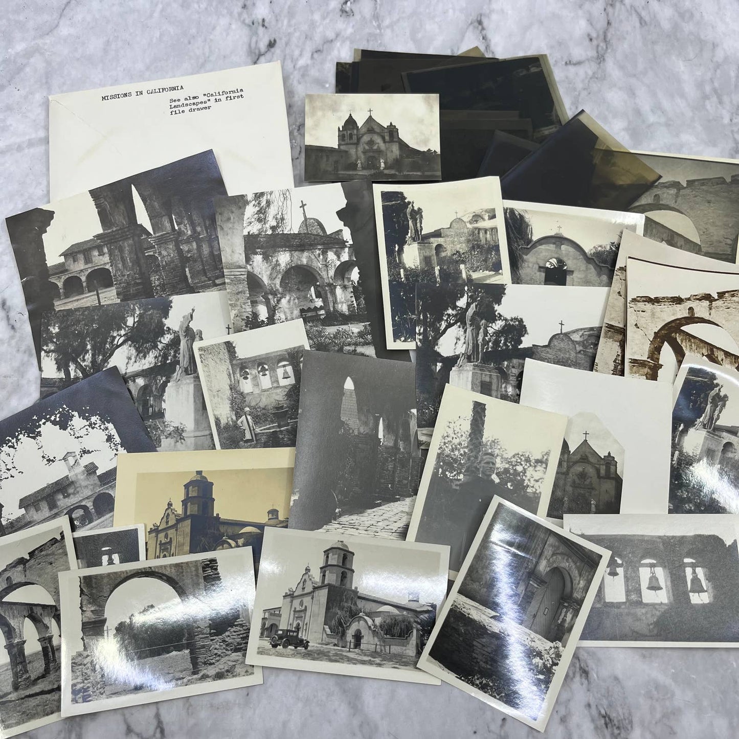 1930s Collection of Photos & Negatives of Missions in California TJ9-PG1