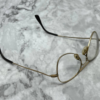 Vintage Gold Filled Aviator Frame Eyeglasses Frames 5” France SE9