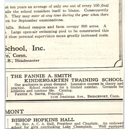 c1920 Harper's Magazine Ad - Deerfield Academy Deerfield Mass EA3-1