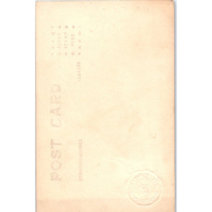 Cross Eyed Boy With Glasses Pfefferkorn August WI RPPC Real Photo Postcard PB1