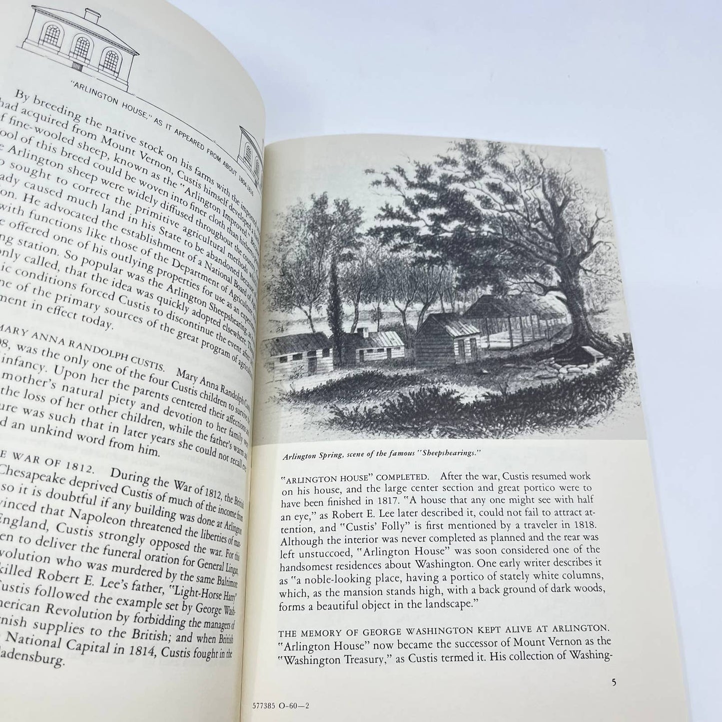 1956 Custis Lee Mansion the Robert E Lee Memorial Booklet TF7