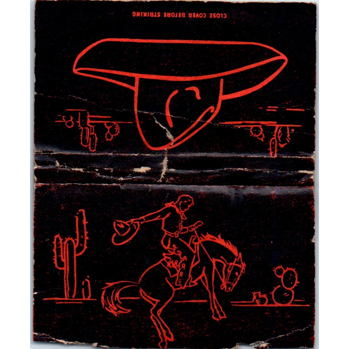 Fred Harvey Hotels-Shops Restaurants Wide Advertising Matchbook Cover SA6-M7