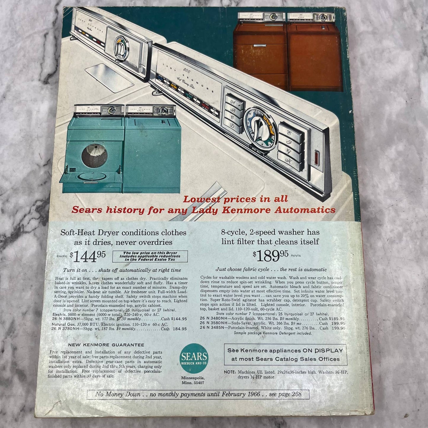 1965 Sears Christmas Wish Book Catalog - Great Vintage Toys & Gifts S3