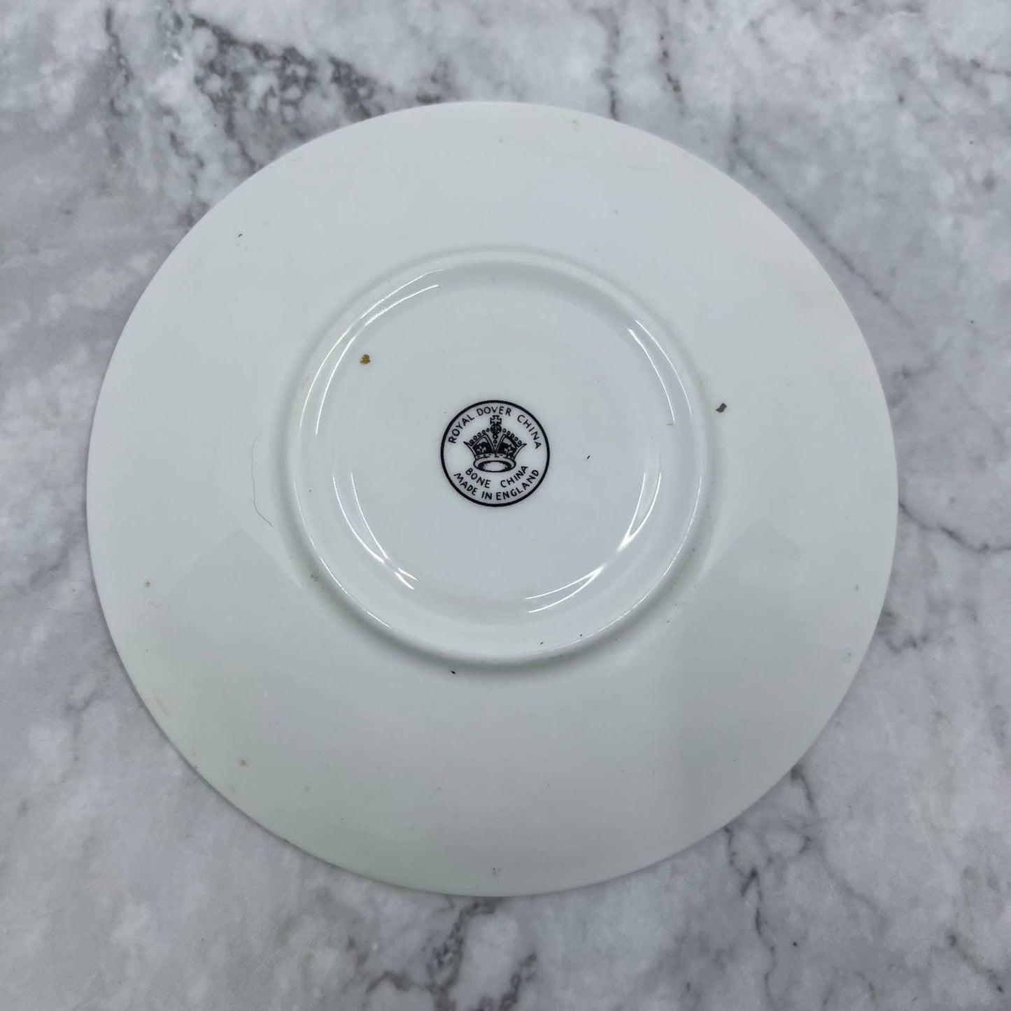 Vintage Fine China Saucer ONLY Royal Dover Turquoise Sage Green Floral TA7-13