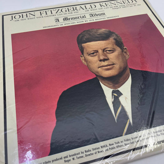 John Fitzgerald Kennedy JFK Memorial Album Speeches 12" LP Vinyl 1963 TH3