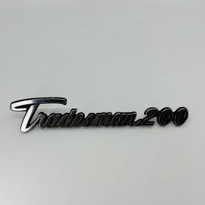 1969 -1977 Set of 2 Dodge Van Tradesman 200 Nameplate Badge PAIR 2956457 SB6