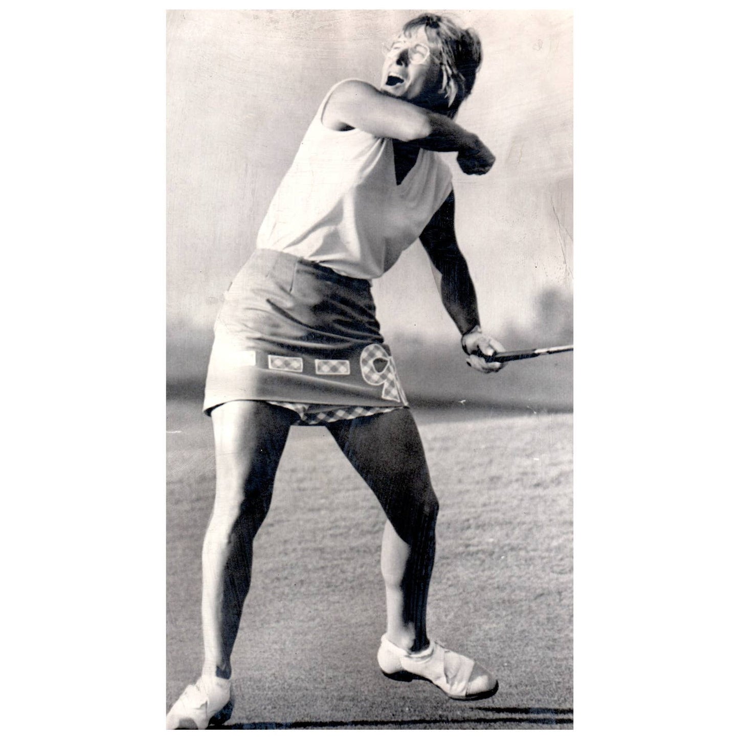 1975 Original Press Photo Ladies' Golf Sandra Palmer Women's Open ~5x9 AD1-3