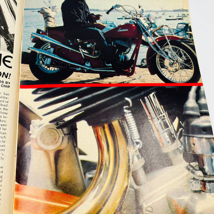 1976 Choppers Magazine Aug. Fat Bob Tank Ensenada Indian Motorcycles  FL2