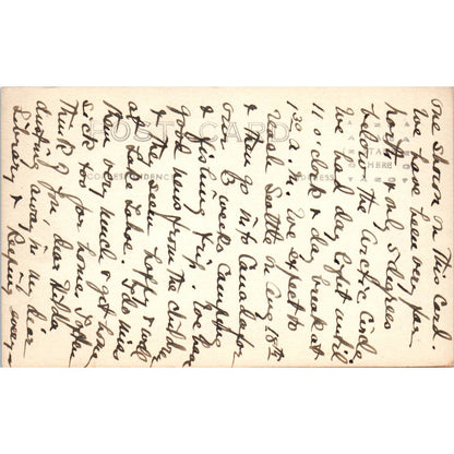 View of Mendenhall Glacier RPPC Alaska Original Postcard TK1-30