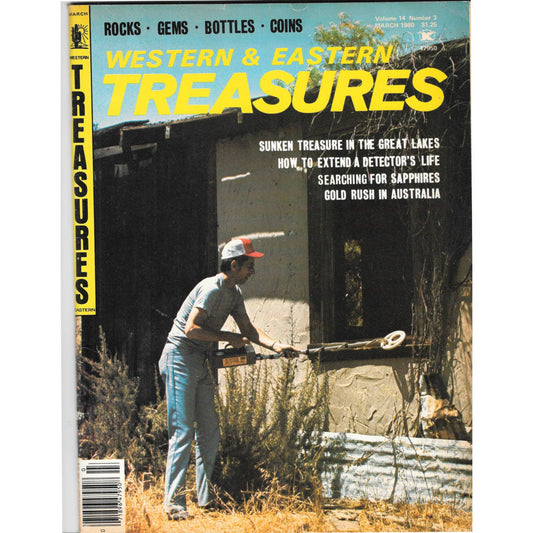 Western & Eastern Treasures Magazine Mines, Buried, Metal Detecting Mar 1980 MB2