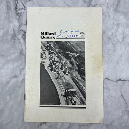 1979 H.E. Millard Quarry Employee Open House Promo Booklet L4-2