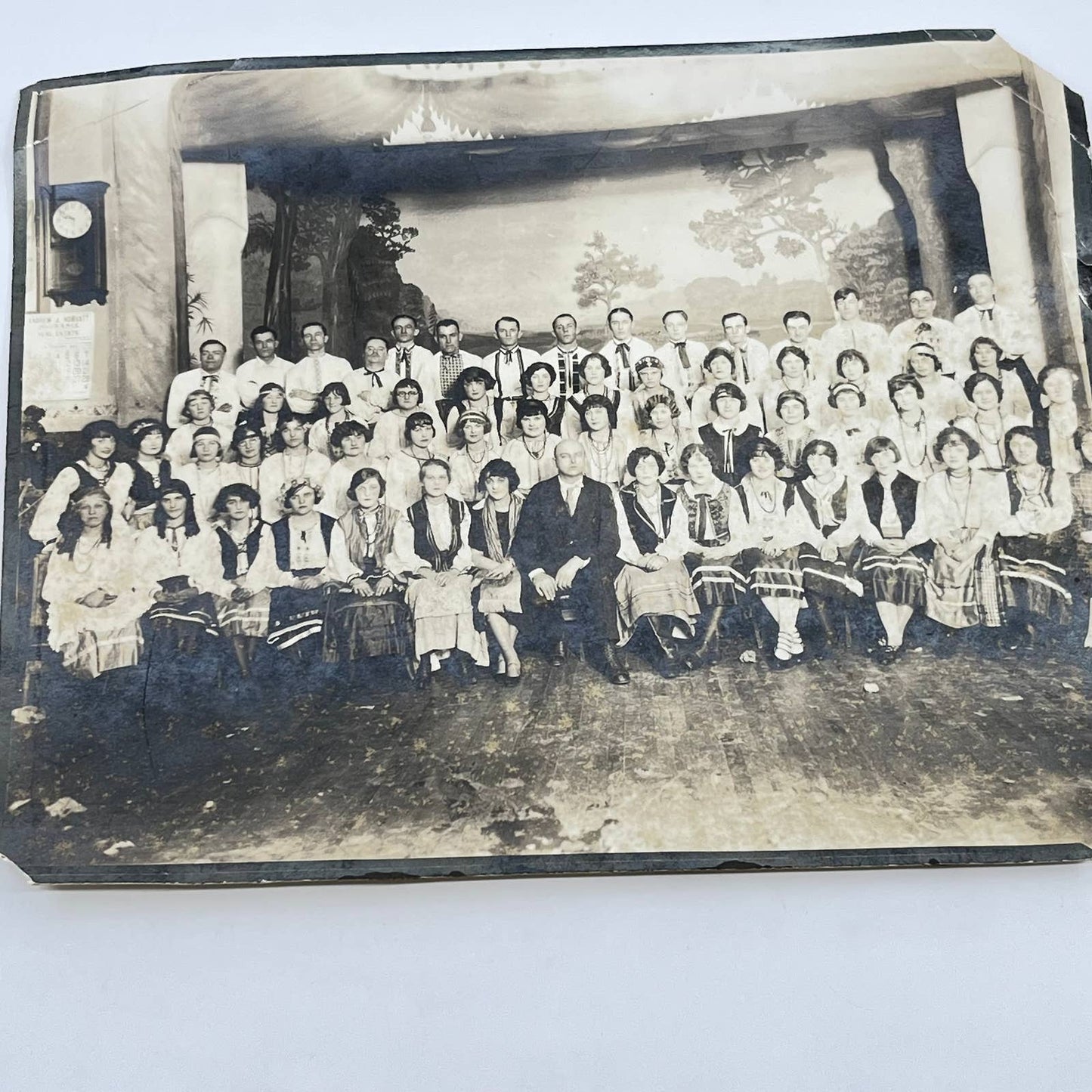 1925 Group Choir Photo Binghamton New York 8x10” D7