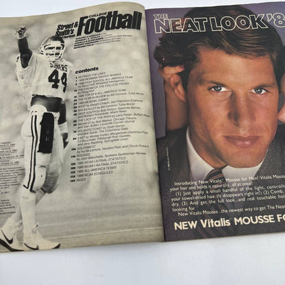 1986 Street & Smith’s College Football Yearbook Magazine Lorenzo White MSU TH3