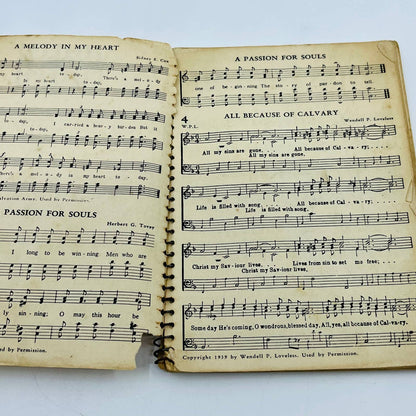 1940s Hymn Book for Children “Youth Sings” Spiral Bound TD7