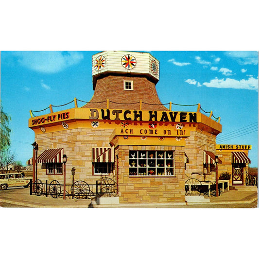 Vintage Postcard Dutch Haven Amish Store Soudersburg PA TD9-P1