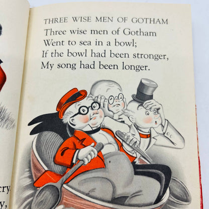 1952 Elf Junior Book Humpty Dumpty and Other Mother Goose Rhymes Illustrated BA4