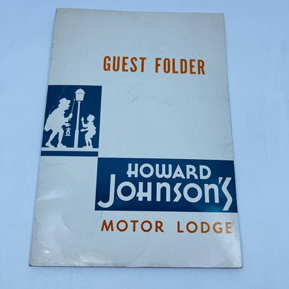1950s Howard Johnson’s Motor Lodge Guest Folder & Envelopes St. Louis MO TE3