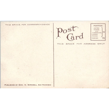 Vintage Postcard First Ave Looking North at Night Seattle Washington TD9