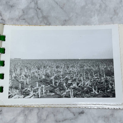 1930s Photo Snapshot Booklet 9 Pictures of Texas Farming 3x5" TJ1