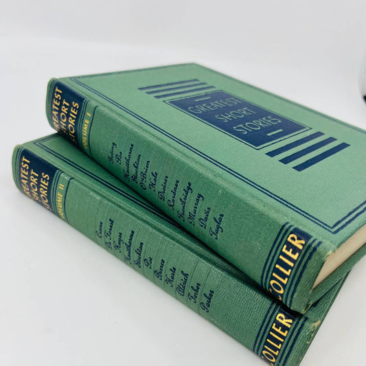 1940 Greatest Short Stories American FP Collier Vol 1 & 2 HC books TA9