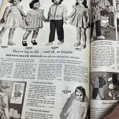 1961 Sears Christmas Wish Book Catalog - Great Vintage Toys & Gifts S3