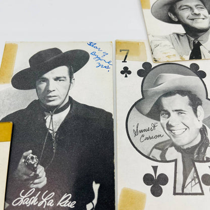 Vintage Postcard Lot of 11 Early Film Stars Cowboy Movies Photo Photograph EA3