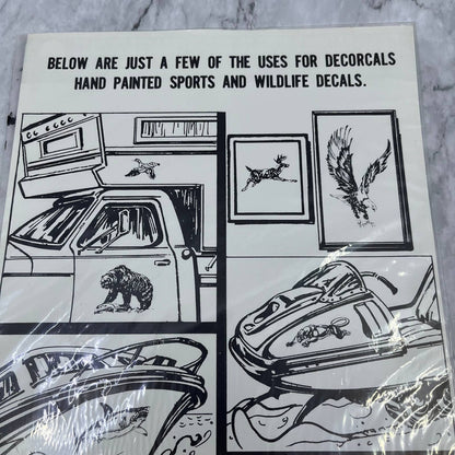 1977 NEW NOS Decorcal Sports & Wildlife Decal W-12 Horse Head Right FL5