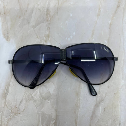 Ferrari Men's Aviator Folding Black Rim Sunglasses Eyeglasses Frames TJ1-G3-1