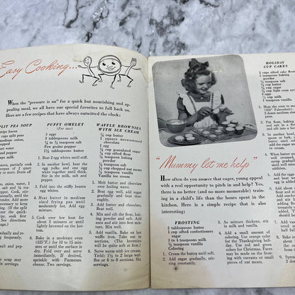 Holiday 1945 The Sealtest Food Adviser / Cook Book / Recipes TJ4