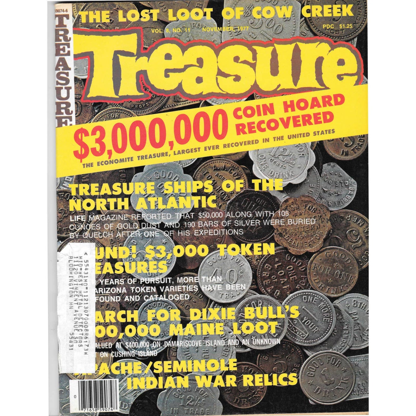 Treasure Magazine - Treasure Hunting Metal Detecting Nov 1977 M3