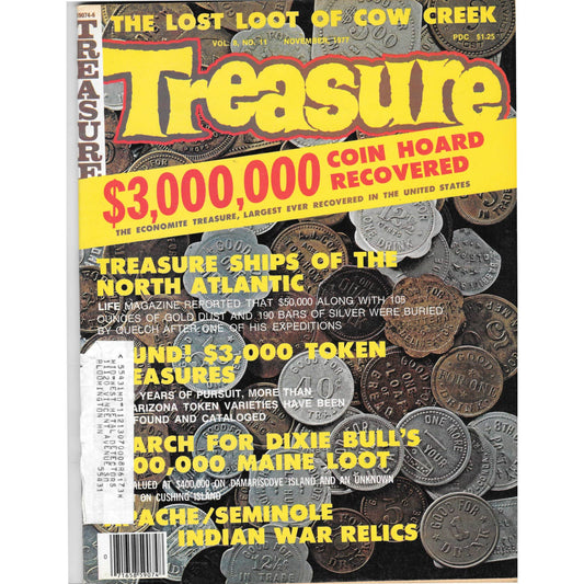 Treasure Magazine - Treasure Hunting Metal Detecting Nov 1977 M3