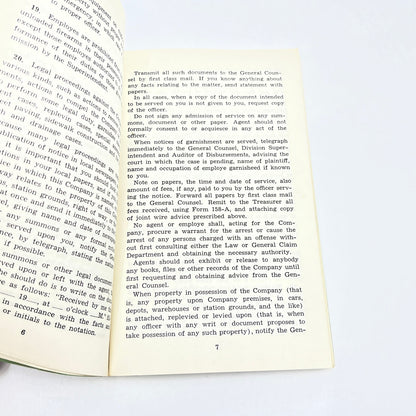 1967 Chicago Northwestern Railway General Regulations & Safety Rules Booklet H5-3