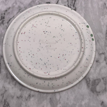 MCM Imperial Ware Speckled Confetti White Dessert Plate Melmac Malamine TA3