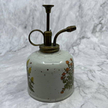 Vintage Takahashi Porcelain Floral Plant Mister Sprayer Ceramic  House Plant TE4