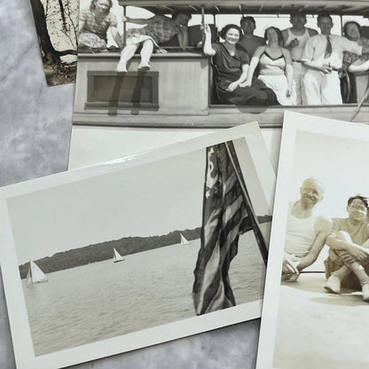 1930s Collection of Photos & Negatives Boating Trip in Virginia TJ9-PG5