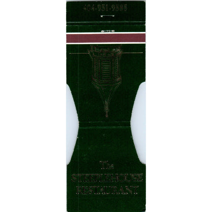 The Steeplehouse Restaurant Marietta Die Cut Advertising Matchbook Cover MM9-10
