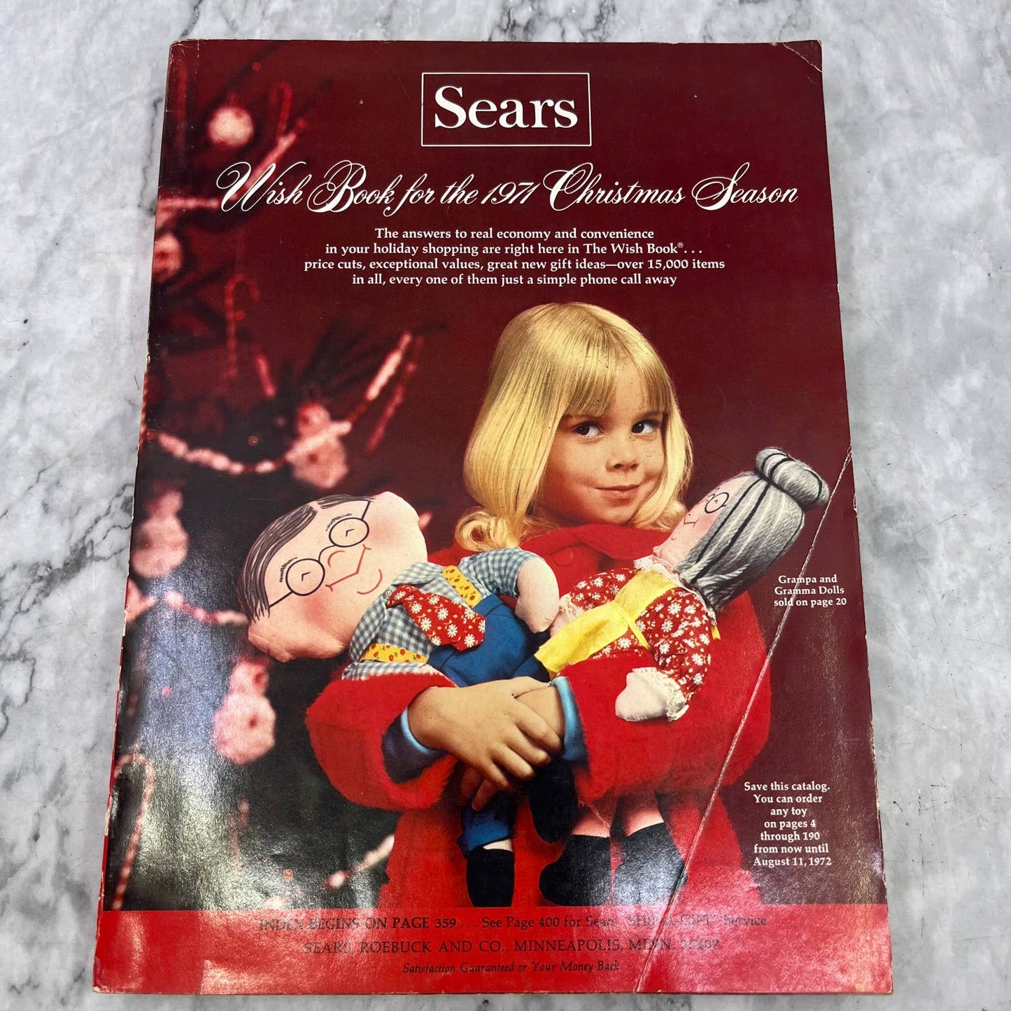 Sears Christmas Wish Book Catalog 1971 Toys Gifts Dolls Barbie GI Joe Clothes S3