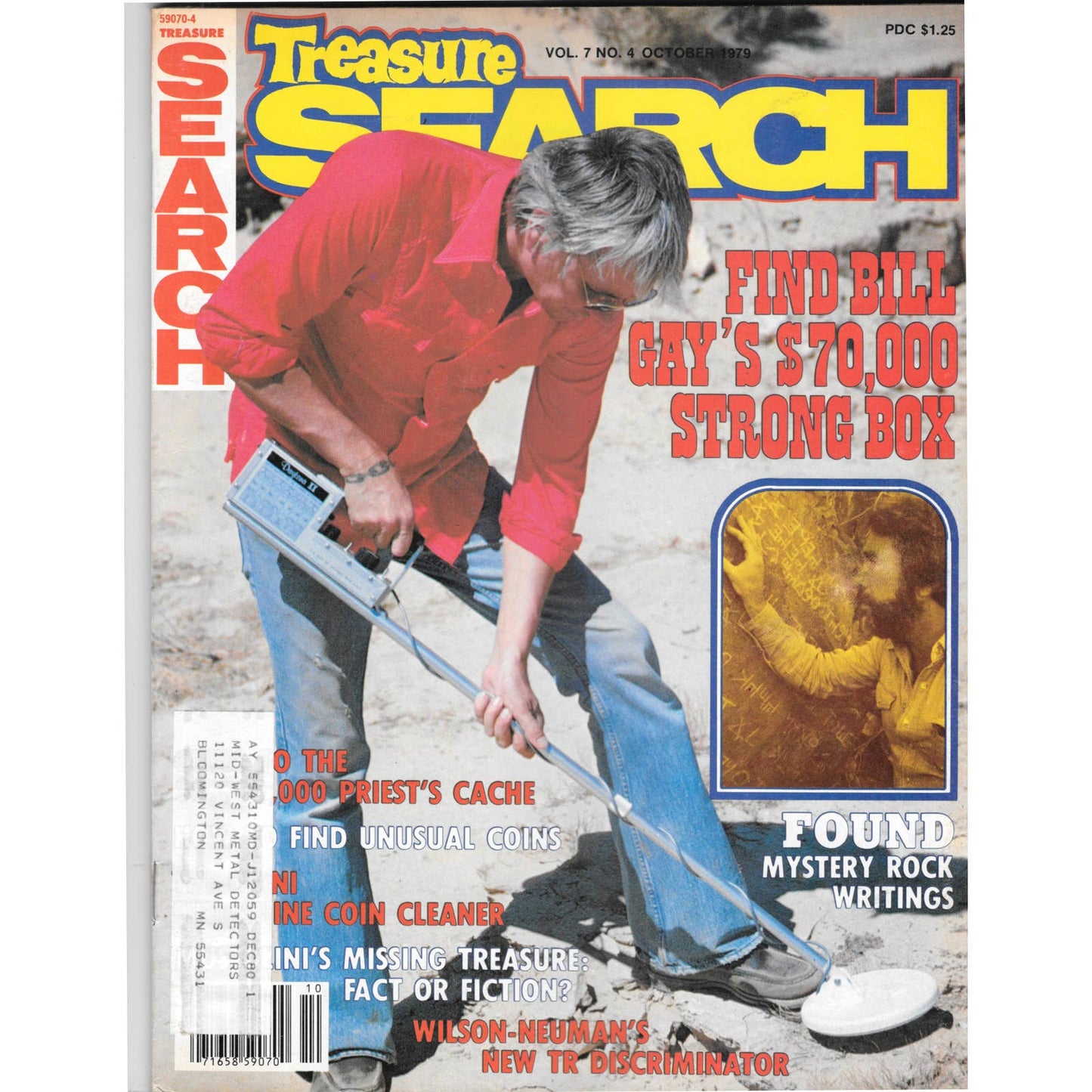 Treasure Search Magazine - Treasure Hunting Mining Metal Detecting Oct 1979 M4