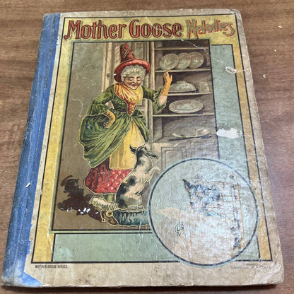 Antique Victorian c1890 Children’s Book Mother Goose Melodies TH7