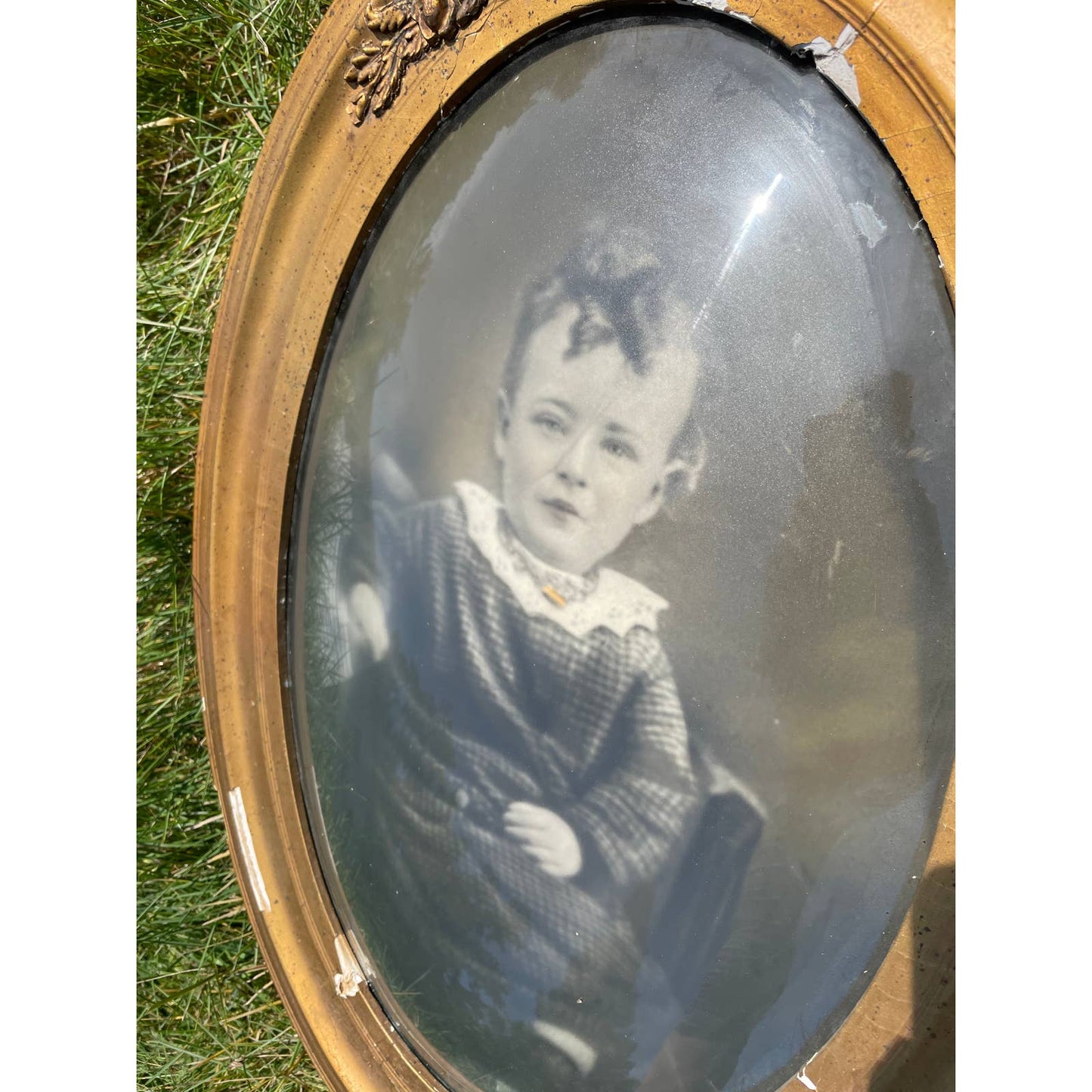 Antique 1870s/1880s Portrait of the Kennedy Child - Rib Lake, WI