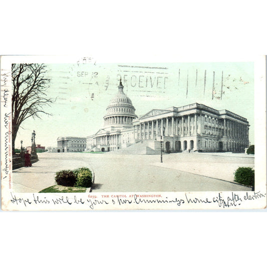 The Capitol at Washington 1904 Washington D.C. Original Postcard P1-16
